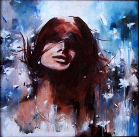 Title: Ecstacy | Medium: Acrylic on Canvas | Size: 24"X24"