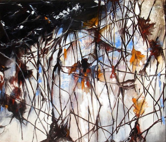 Title: Composition1| Medium: Acrylic on Canvas| Size: 32"X28"